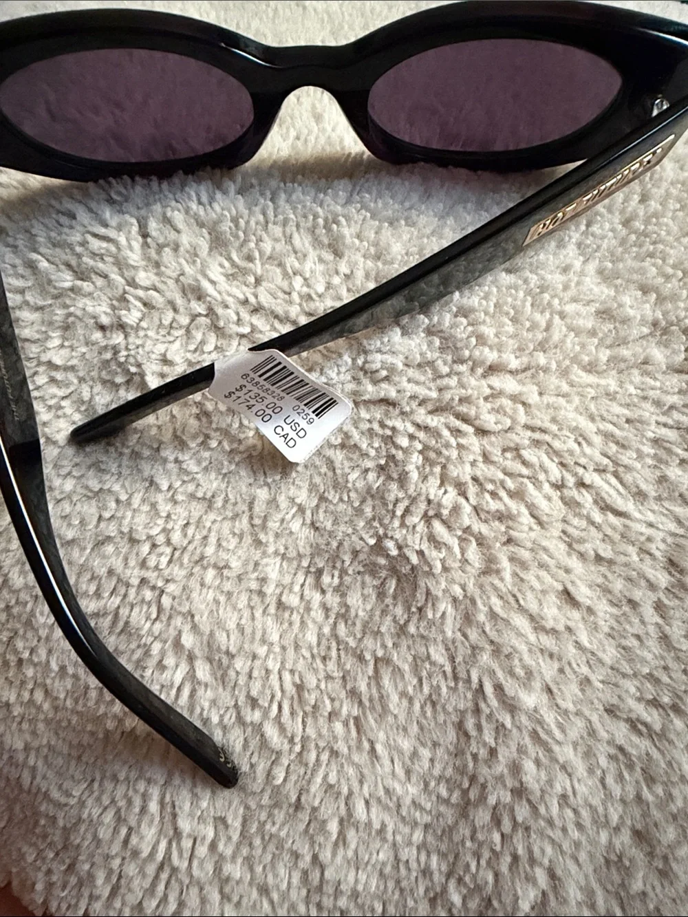 NWT! Hot Futures Cosmic Rebel Sunglasses Black